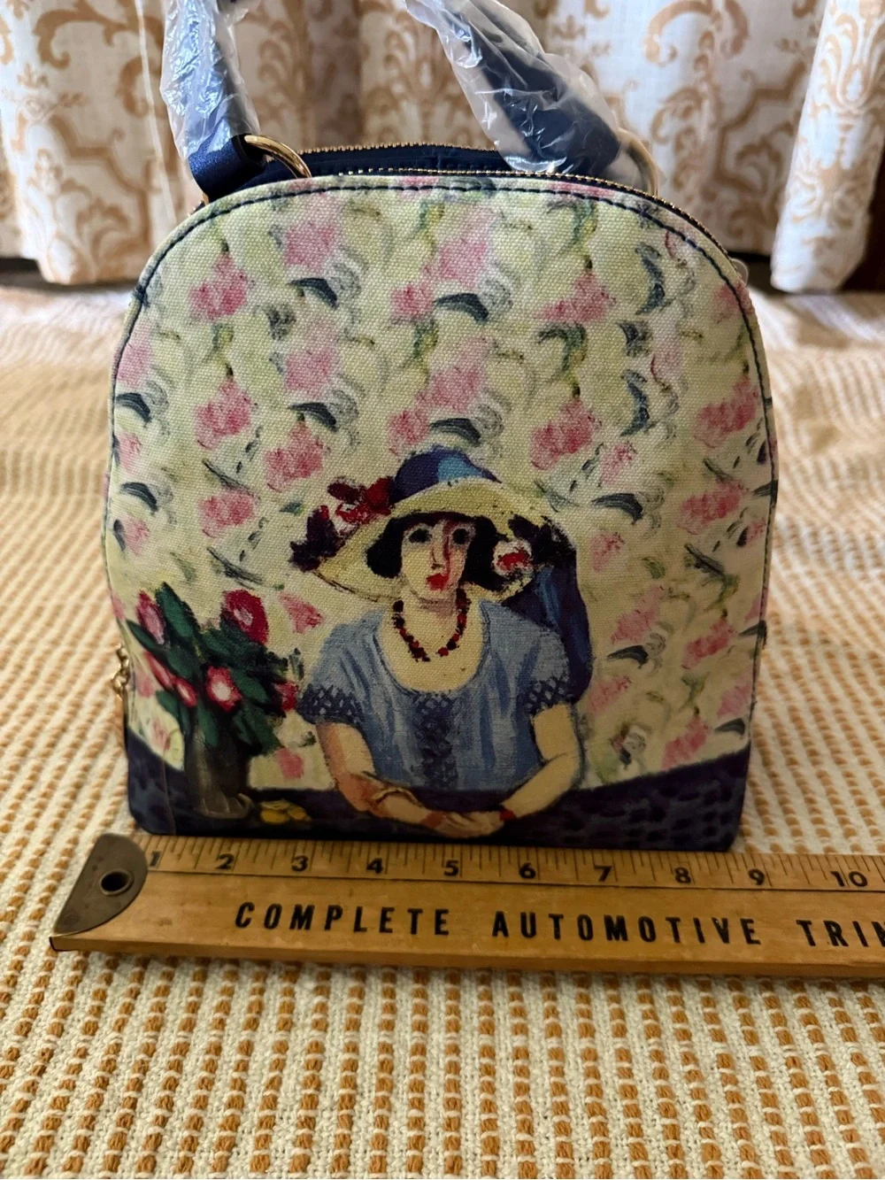 Signare Tapestry Convertible mini backpack and crossbody bag NWT